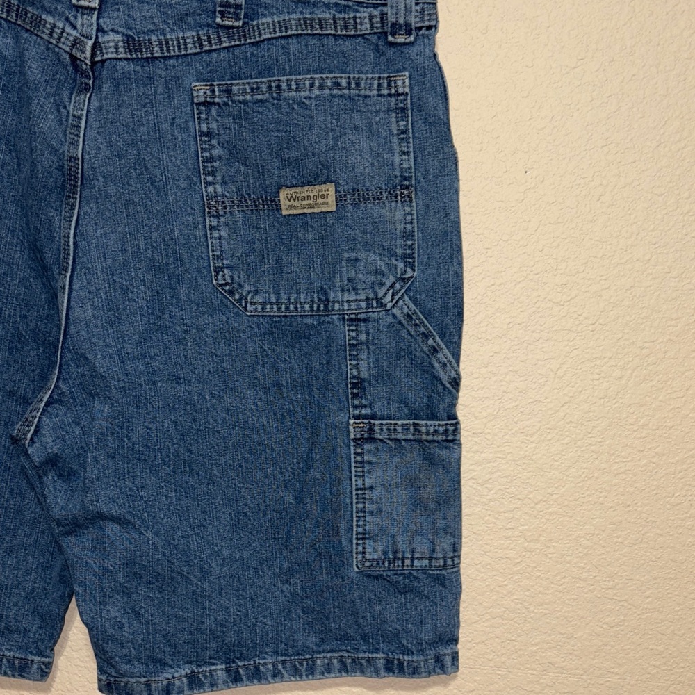 Wrangler Men's Classic Blue Jean Shorts Sz 38 - Picture 4 of 13